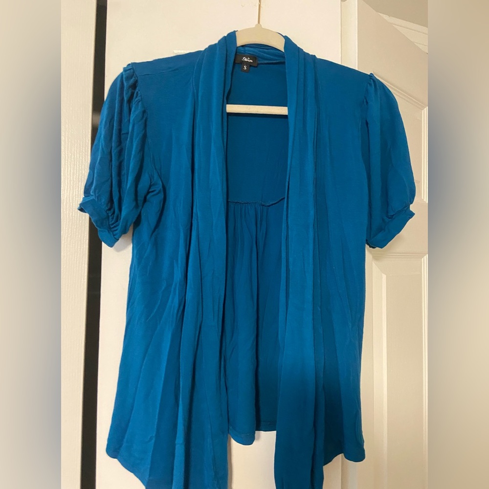 Storm teal Blue cardigan